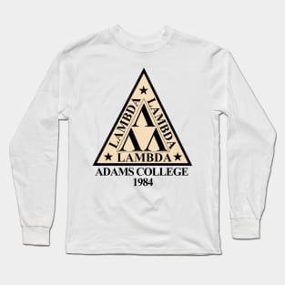 Tri Lambda Fraternity Adams College 1984 Long Sleeve T-Shirt